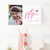 50歳と素晴らしい誕生日パーティー 横断幕 (インサイチュ)