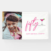 50歳と素晴らしい誕生日パーティー 横断幕 (横)