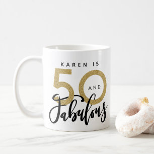 50歳と素晴らしい誕生日マグ コーヒーマグカップ
