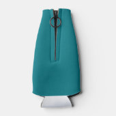 50歳と素晴らしい誕生日金ゴールドティール（緑がかった色）ブルー50歳 ボトルクーラー (裏面)