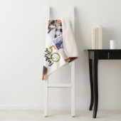 50歳と素晴らしい金ゴールドブラックの誕生日  シェルパブランケット (インサイチュ)