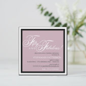 50歳と素晴らしい50歳の誕生日パーティーの招待 招待状 (スタンド正面)