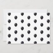 50歳と素晴らしい50歳の誕生日パーティー 招待状 (裏面)