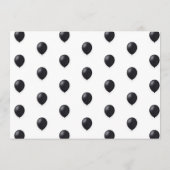 50歳と素晴らしい50歳の誕生日パーティー 招待状 (裏面)