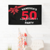 50歳と素晴らしい50歳の誕生日パーティー 横断幕 (インサイチュ)