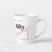 50歳と素晴らしい50誕生日 カフェラテマグ (右)