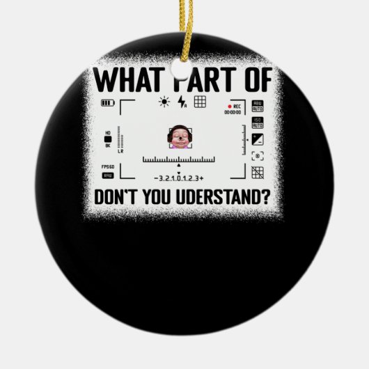 50歳と素晴らしい50誕生日 セラミックオーナメント (正面)