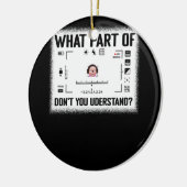 50歳と素晴らしい50誕生日 セラミックオーナメント (左)