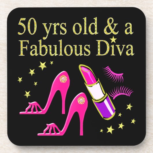 50歳と素晴らしいDIVA コースター (正面)