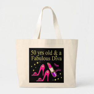 50歳と素晴らしいDIVA ラージトートバッグ