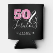 50歳と素晴らエレガントしい50歳の誕生日パカスタムーティ 缶クーラー (正面)