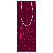 50歳と素晴らモダンしいホットピンク50誕生日