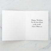 50歳と素晴ら数々のしいフォトマーム50誕生日 カード (内部)