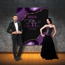 50歳と50歳の誕生日パーティーの写真の背景