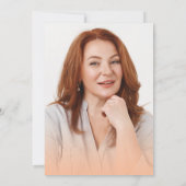 50歳と50歳モダンの誕生日パーティー 招待状 (裏面)