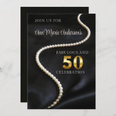50歳にして最高に素敵な 招待状 (正面/裏面)