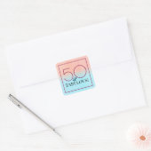50歳にして最高に素敵 スクエアシール (封筒)