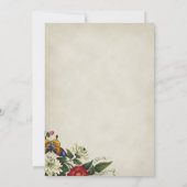 「50歳にして最高に素敵」フラワーバースデーパーティー招待状 招待状 (裏面)