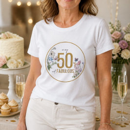 50歳にして華麗なるワイルドフラワー トライブレンドＴシャツ