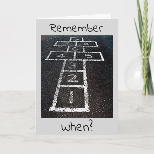 50歳になった時には記憶が先だ！ カード (正面)