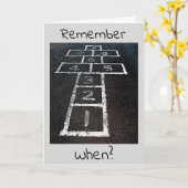 50歳になった時には記憶が先だ！ カード (黄色い花)