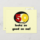 50歳に見えない Tシャツ & ギフト ポストカード (正面/裏面)