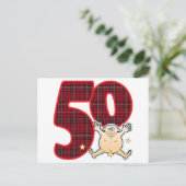 50歳のスター ポストカード (スタンド正面)