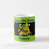50歳のパーティー好きな人|の第50誕生日 コーヒーマグカップ (中央)