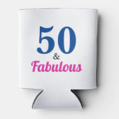 50歳のファビュラスな誕生日パーティーの缶クーラー 缶クーラー (正面)