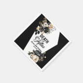 50歳のフローラ60歳の誕生日パーティーで死ぬ スタンダードカクテルナプキン (角)