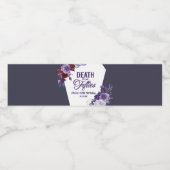 50歳のフローラ60歳の誕生日パーティーで死ぬ ペットボトルラベル (シングルラベル)