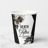 50歳のフローラ60歳の誕生日パーティーで死ぬ 紙コップ (裏面)