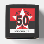 50歳の人を見る | 50誕生日 フェイバーボックス (上部)