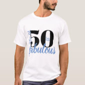 50歳の人生は素晴らしい Tシャツ (正面)