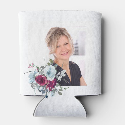 50歳の写真フローラ50歳の誕生日 缶クーラー (裏面)