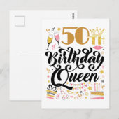 50歳の女王様 ポストカード (正面/裏面)