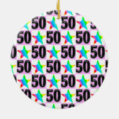 50歳の星すごい セラミックオーナメント (裏面)