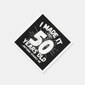 50歳の皮肉ミームおもしろい50誕生日 スタンダードカクテルナプキン (角)