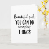 50歳の私にとってあなたは素晴らしい！ カード (黄色い花)