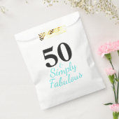 50歳の華やかな誕生日 フェイバーバッグ (封をした状態)