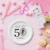 50歳の誕生日おめでとうフォト ペーパープレート (パーティー)