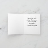 50歳の誕生日おめでとう、なんてこった サンキューカード (内部)