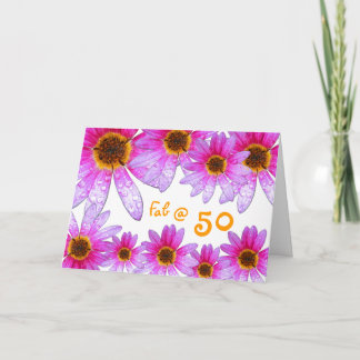 50歳の誕生日おめでとう！ カード