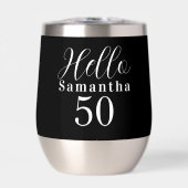 50歳の誕生日おめでとう ブラック＆ホワイトパーティー (正面)