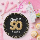 50歳の誕生日おめでとう ペーパープレート (パーティー)