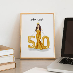 50歳の誕生日おめでとう ポスター