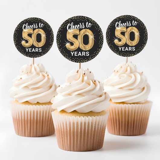50歳の誕生日おめでとう ラウンドシール