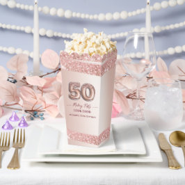 50歳の誕生日おめでとう ローズゴールドで50歳を輝かしく フェイバーボックス