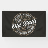 50歳の誕生日おめでとう 横断幕 (横)