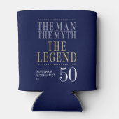 50歳の誕生日おめでとう 神話と伝説の人 缶クーラー (裏面)